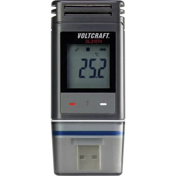 voltcraft dl 210th se klimaat datalogger hygrometer – luchtvochtigheid +temperatuur pdf en csv export 20010 meetwaarden geheugen